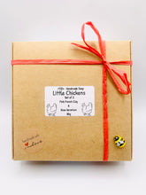 Load image into Gallery viewer, Handmade vegan chicken shaped vegan soaps, set of 2, gift boxed in beautiful eco friendly packaging. crafted with natural French clays, activated charcoal and essential oils. a eco-friendly, zero waste gift that’s cruelty-free, skin-nourishing, and perfect for animal lovers. Small Business UK