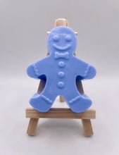 Load image into Gallery viewer, Christmas Gift | Secret Santa Gift | Stocking Filler | Father Christmas Gift | Santa Claus Gift | Christmas Tree Gift | Handmade Vegan Soap Gift | Gingerbread Man Gift | Gonk Gift | Gingerbread Man Vegan Soap. Eco conscious gifts. 
Add a touch of festivity to your bathroom with this gorgeous, chunky gingerbread man soap. Available in your choice of colour and essential oil. Vegan and cruelty free.