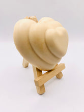 Load image into Gallery viewer, Handmade vegan soaps featuring a beautiful heart in beautiful eco friendly packaging crafted with natural French clays, activated charcoal and essential oils. a eco-friendly, zero waste gift that’s cruelty-free, skin-nourishing, and perfect for valentines day and romantic themed gifts. small business UK