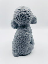 Load image into Gallery viewer, Handmade vegan soaps featuring a large detailed cockapoo dog wrapped in beautiful eco friendly packaging crafted with natural French clays, activated charcoal and essential oils. a eco-friendly, zero waste gift that’s cruelty-free, skin-nourishing, and perfect gift for cockapoo owners, dog lovers and animal themed gifts. small business UK