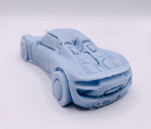 Load image into Gallery viewer, Car Gift | Fathers Day Gift | Gift for Him | Sports Car Vegan Soap 
This vegan, cruelty-free soap is designed for car lovers and speed enthusiasts! . Made with your choice of French clay and essential oil, it delivers a smooth, deep clean. 
Perfect for teenagers, Father’s Day, birthdays, or just because!