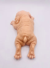 Load image into Gallery viewer, Handmade vegan soaps featuring a detailed shar pei dog design soap. crafted with natural French clays, activated charcoal and essential oils. a eco-friendly, zero waste gift thatās cruelty-free, skin-nourishing, and perfect for dog owner gifts and animal lovers. small business UK