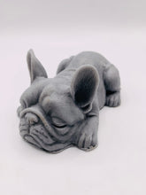 Load image into Gallery viewer, French Bulldog Gift | bulldog Frenchie gift | Frenchie dog Gift | unique dog Gift | pet gift | Sleepy French Bulldog Vegan Soap
Our sleepy French Bulldog soap is almost too cute to use — but we promise, your skin will thank you! This snoozy little pup, complete with a cute heart on his bum, is handmade with your choice of French clay and essential oil, so you get a bar that’s as unique as you are.Perfect for dog lovers, self-care enthusiasts, or anyone who just really wants an adorable bulldog in thei