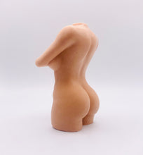 Load image into Gallery viewer, Handmade vegan soaps featuring an athletic female sculpture, packaged in beautiful eco friendly packaging. crafted with natural French clays, activated charcoal and essential oils. a eco-friendly, zero waste gift that’s cruelty-free, skin-nourishing, the perfect gift for valentines or pride gifts. small business UK