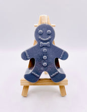 Load image into Gallery viewer, Christmas Gift | Secret Santa Gift | Stocking Filler | Father Christmas Gift | Santa Claus Gift | Christmas Tree Gift | Handmade Vegan Soap Gift | Gingerbread Man Gift | Gonk Gift | Gingerbread Man Vegan Soap. Eco conscious gifts. 
Add a touch of festivity to your bathroom with this gorgeous, chunky gingerbread man soap. Available in your choice of colour and essential oil. Vegan and cruelty free.