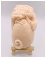 Load image into Gallery viewer, Dinosaur Gift | dinosaur Lover Gift | dragon Lover Gift | alternative Gift | Dragon & Egg Vegan Soap Check out this majestic dragon guarding a mysterious, enchanting egg – all captured in a luxurious bar of soap! Vegan, cruelty-free, and elegantly wrapped in eco-friendly packaging. All our soaps are made with natural clays and essential oils to gently cleanse and nourish your skin. Plus, they come in eco-friendly packaging so you can feel good about your purchase and the environment.