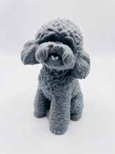 Load image into Gallery viewer, Handmade vegan soaps featuring a large detailed cockapoo dog wrapped in beautiful eco friendly packaging crafted with natural French clays, activated charcoal and essential oils. a eco-friendly, zero waste gift that’s cruelty-free, skin-nourishing, and perfect gift for cockapoo owners, dog lovers and animal themed gifts. small business UK