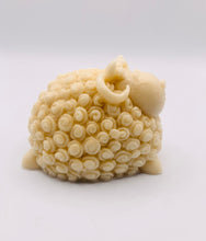 Load image into Gallery viewer, Handmade vegan soaps featuring a gorgeous detailed ram with big curls and a big smile on his face. beautiful eco friendly packaging. crafted with natural French clays, activated charcoal and essential oils. a eco-friendly, zero waste gift that’s cruelty-free, skin-nourishing, and perfect for sheep lovers and animal lovers. UK Small Business