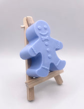 Load image into Gallery viewer, Christmas Gift | Secret Santa Gift | Stocking Filler | Father Christmas Gift | Santa Claus Gift | Christmas Tree Gift | Handmade Vegan Soap Gift | Gingerbread Man Gift | Gonk Gift | Gingerbread Man Vegan Soap. Eco conscious gifts. 
Add a touch of festivity to your bathroom with this gorgeous, chunky gingerbread man soap. Available in your choice of colour and essential oil. Vegan and cruelty free.