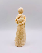 Load image into Gallery viewer, Handmade vegan soaps featuring mother embracing her daughter in beautiful eco friendly packaging. crafted with natural French clays, activated charcoal and essential oils. a eco-friendly, zero waste gift that’s cruelty-free, skin-nourishing, the perfect gift for daughters or mothers day. small business UK