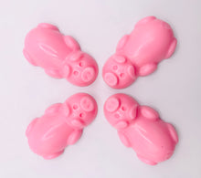 Load image into Gallery viewer, Pig Gift | pig lover gift | farm animal gift | cute pig gift | | Birthday gift, Christmas gift, Stocking filler, Little Pigs Vegan Soaps - Set of 4 90g - Gift Boxed Eco conscious gift This cute set of four gorgeous pig soaps are the perfect gift for any pig or farm animal lover! Beautifully gift boxed in eco friendly packaging, ready to give your loved one.