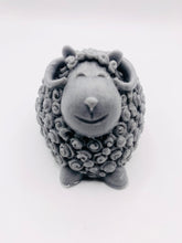 Load image into Gallery viewer, Handmade vegan soaps featuring a gorgeous detailed ram with big curls and a big smile on his face. beautiful eco friendly packaging. crafted with natural French clays, activated charcoal and essential oils. a eco-friendly, zero waste gift that’s cruelty-free, skin-nourishing, and perfect for sheep lovers and animal lovers. UK Small Business
