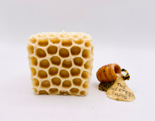 Load image into Gallery viewer, Handmade vegan soaps featuring a gorgeous honeycomb chunky design soap. crafted with natural French clays, activated charcoal and essential oils. a eco-friendly, zero waste gift that’s cruelty-free, skin-nourishing, and perfect for bee lovers and gifting. UK Small Business