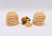 Load image into Gallery viewer, Handmade vegan hand soaps featuring a set of two honeycombs, gift boxed in beautiful eco friendly packaging. crafted with natural French clays, activated charcoal and essential oils. a eco-friendly, zero waste gift that’s cruelty-free, skin-nourishing, and perfect for animal lovers, bee lovers and teacher gifts. small business UK