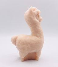 Load image into Gallery viewer, Handmade vegan soaps featuring a llama or alpaca wearing sunglasses wrapped in beautiful eco friendly packaging crafted with natural French clays, activated charcoal and essential oils. a eco-friendly, zero waste gift that’s cruelty-free, skin-nourishing, and perfect for alpaca or llama gifts and animal themed gifts. small business UK