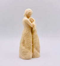Load image into Gallery viewer, Handmade vegan soaps featuring mother embracing her daughter in beautiful eco friendly packaging. crafted with natural French clays, activated charcoal and essential oils. a eco-friendly, zero waste gift that’s cruelty-free, skin-nourishing, the perfect gift for daughters or mothers day. small business UK