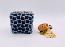 Load image into Gallery viewer, Handmade vegan soaps featuring a gorgeous honeycomb chunky design soap. crafted with natural French clays, activated charcoal and essential oils. a eco-friendly, zero waste gift that’s cruelty-free, skin-nourishing, and perfect for bee lovers and gifting. UK Small Business