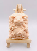 Load image into Gallery viewer, Handmade vegan soaps featuring a pig surrounded with bubbles with a scrubbing brush in beautiful eco friendly packaging. crafted with natural French clays, activated charcoal and essential oils. a eco-friendly, zero waste gift that’s cruelty-free, skin-nourishing, the perfect gift for any pig or animal lover. UK Small Business