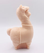 Load image into Gallery viewer, Handmade vegan soaps featuring a llama or alpaca wearing a jumper and sunglasses wrapped in beautiful eco friendly packaging crafted with natural French clays, activated charcoal and essential oils. a eco-friendly, zero waste gift that’s cruelty-free, skin-nourishing, and perfect for alpaca or llama gifts and animal themed gifts. small business UK