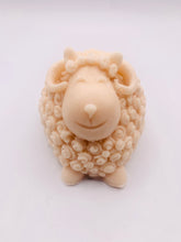 Load image into Gallery viewer, Handmade vegan soaps featuring a gorgeous detailed ram with big curls and a big smile on his face. beautiful eco friendly packaging. crafted with natural French clays, activated charcoal and essential oils. a eco-friendly, zero waste gift that’s cruelty-free, skin-nourishing, and perfect for sheep lovers and animal lovers. UK Small Business
