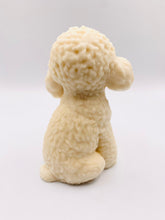 Load image into Gallery viewer, Handmade vegan soaps featuring a large detailed cockapoo dog wrapped in beautiful eco friendly packaging crafted with natural French clays, activated charcoal and essential oils. a eco-friendly, zero waste gift that’s cruelty-free, skin-nourishing, and perfect gift for cockapoo owners, dog lovers and animal themed gifts. small business UK