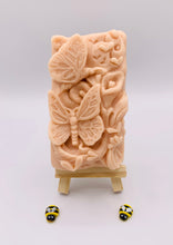 Load image into Gallery viewer, Handmade vegan butterfly shaped vegan soap crafted with natural French clays, activated charcoal and essential oils. a eco-friendly, zero waste gift that’s cruelty-free, skin-nourishing, and perfect for animal lovers. UK Small Business.