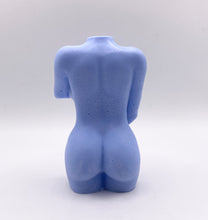 Load image into Gallery viewer, Handmade vegan soaps featuring an athletic female sculpture, packaged in beautiful eco friendly packaging. crafted with natural French clays, activated charcoal and essential oils. a eco-friendly, zero waste gift that’s cruelty-free, skin-nourishing, the perfect gift for valentines or pride gifts. small business UK