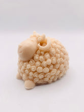 Load image into Gallery viewer, Handmade vegan soaps featuring a gorgeous detailed ram with big curls and a big smile on his face. beautiful eco friendly packaging. crafted with natural French clays, activated charcoal and essential oils. a eco-friendly, zero waste gift that’s cruelty-free, skin-nourishing, and perfect for sheep lovers and animal lovers. UK Small Business
