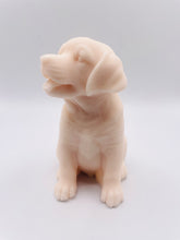 Load image into Gallery viewer, Handmade vegan soaps featuring a gorgeous Labrador dog soap. crafted with natural French clays, activated charcoal and essential oils. a eco-friendly, zero waste gift that’s cruelty-free, skin-nourishing, and perfect for dog lovers and animal lovers. Small Business UK