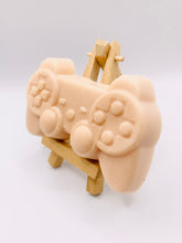 Load image into Gallery viewer, Handmade vegan soaps shaped as a video game controller. crafted with natural French clays, activated charcoal and essential oils. a eco-friendly, zero waste gift that’s cruelty-free, skin-nourishing, and perfect for gamers and gifting.