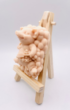 Load image into Gallery viewer, Handmade vegan soaps featuring a pig surrounded with bubbles with a scrubbing brush in beautiful eco friendly packaging. crafted with natural French clays, activated charcoal and essential oils. a eco-friendly, zero waste gift that’s cruelty-free, skin-nourishing, the perfect gift for any pig or animal lover. UK Small Business