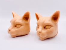Load image into Gallery viewer, Handmade vegan Siamese cat shaped vegan soaps, set of two, beautifully gift boxed in eco friendly packaging. crafted with natural French clays, activated charcoal and essential oils. a eco-friendly, zero waste gift that’s cruelty-free, skin-nourishing, and perfect for animal lovers. Small Business UK