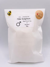 Load image into Gallery viewer, Handmade vegan soaps featuring a masculine male sculpture, packaged in beautiful eco friendly packaging. crafted with natural French clays, activated charcoal and essential oils. a eco-friendly, zero waste gift that’s cruelty-free, skin-nourishing, the perfect gift for Pride or hen party gifts. small business UK