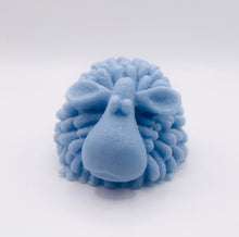 Load image into Gallery viewer, Handmade vegan soaps featuring a cute shaggy sheep, packaged in beautiful eco friendly packaging. crafted with natural French clays, activated charcoal and essential oils. a eco-friendly, zero waste gift that’s cruelty-free, skin-nourishing, the perfect gift for sheep lovers and animal lovers. small business UK