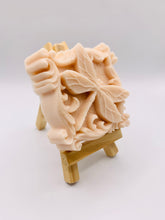 Load image into Gallery viewer, Handmade vegan soaps featuring a detailed dragonfly, in beautiful eco friendly packaging. crafted with natural French clays, activated charcoal and essential oils. a eco-friendly, zero waste gift that’s cruelty-free, skin-nourishing, the perfect gift for dragonfly lovers or for animal lovers. small business UK