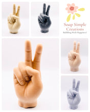 Load image into Gallery viewer, Peace Sign Vegan Soap 110g