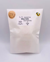 Load image into Gallery viewer, Handmade vegan soaps featuring the three wise owls sat on a log. see no evil, hear no evil speak no evil. crafted with natural French clays, activated charcoal and essential oils. a eco-friendly, zero waste gift that’s cruelty-free, skin-nourishing, and perfect for animal lovers and teacher appreciation gifts. small business UK