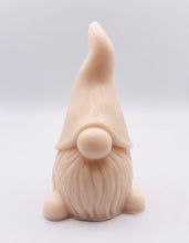 Load image into Gallery viewer, Handmade vegan soap featuring a chunky gnome packed in beautiful eco friendly packaging. crafted with natural French clays, activated charcoal and essential oils. a eco-friendly, zero waste gift that’s cruelty-free, skin-nourishing, and perfect for gnome lovers or animal themed gifts. Small business UK