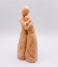 Load image into Gallery viewer, Handmade vegan soaps featuring mother embracing her daughter in beautiful eco friendly packaging. crafted with natural French clays, activated charcoal and essential oils. a eco-friendly, zero waste gift that’s cruelty-free, skin-nourishing, the perfect gift for daughters or mothers day. small business UK