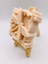 Load image into Gallery viewer, Handmade vegan soaps featuring a detailed dragonfly, in beautiful eco friendly packaging. crafted with natural French clays, activated charcoal and essential oils. a eco-friendly, zero waste gift that’s cruelty-free, skin-nourishing, the perfect gift for dragonfly lovers or for animal lovers. small business UK