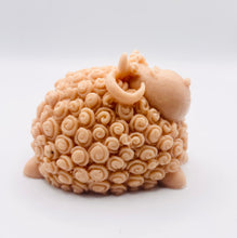 Load image into Gallery viewer, Handmade vegan soaps featuring a gorgeous detailed ram with big curls and a big smile on his face. beautiful eco friendly packaging. crafted with natural French clays, activated charcoal and essential oils. a eco-friendly, zero waste gift that’s cruelty-free, skin-nourishing, and perfect for sheep lovers and animal lovers. UK Small Business