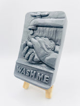 Load image into Gallery viewer, Our unique “Wash Me” soap features a playful design of a pair of hands washing under a tap, complete with the words “WASH ME” imprinted at the bottom. Made from 100% vegan, cruelty-free ingredients, our soap is as kind to the planet as it is to your skin. Customise your bar by choosing your favourite colour and essential oil.
zero waste gifts UK. handmade gifts UK. Handmade home style UK. BrIrish made. Handmade UK. Modern gifts UK. Vegan soap UK.