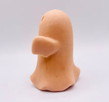 Load image into Gallery viewer, Handmade vegan soaps shaped as a cute ghost. crafted with natural French clays, activated charcoal and essential oils. a eco-friendly, zero waste gift that’s cruelty-free, skin-nourishing, and perfect for Halloween and gifting. Small Business UK