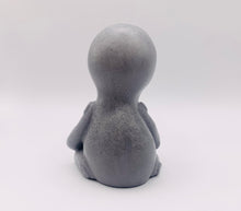 Load image into Gallery viewer, Handmade vegan soaps featuring a voodoo doll with stitching soap. crafted with natural French clays, activated charcoal and essential oils. a eco-friendly, zero waste gift that’s cruelty-free, skin-nourishing, and perfect for alternative gifts and Halloween gifts. Small business UK