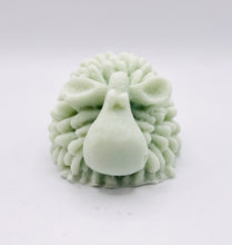 Load image into Gallery viewer, Handmade vegan soaps featuring a cute shaggy sheep, packaged in beautiful eco friendly packaging. crafted with natural French clays, activated charcoal and essential oils. a eco-friendly, zero waste gift that’s cruelty-free, skin-nourishing, the perfect gift for sheep lovers and animal lovers. small business UK