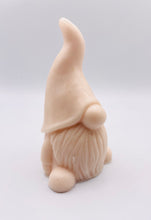 Load image into Gallery viewer, Handmade vegan soap featuring a chunky gnome packed in beautiful eco friendly packaging. crafted with natural French clays, activated charcoal and essential oils. a eco-friendly, zero waste gift that’s cruelty-free, skin-nourishing, and perfect for gnome lovers or animal themed gifts. Small business UK