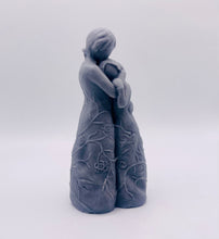 Load image into Gallery viewer, Handmade vegan soaps featuring mother embracing her daughter in beautiful eco friendly packaging. crafted with natural French clays, activated charcoal and essential oils. a eco-friendly, zero waste gift that’s cruelty-free, skin-nourishing, the perfect gift for daughters or mothers day. small business UK
