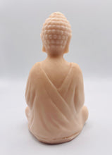 Load image into Gallery viewer, Handmade vegan soaps featuring a detailed buddha, in beautiful eco friendly packaging. crafted with natural French clays, activated charcoal and essential oils. a eco-friendly, zero waste gift that’s cruelty-free, skin-nourishing, the perfect gift for buddha lovers, or for spiritual gifts. small business UK