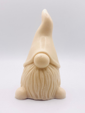 Load image into Gallery viewer, Handmade vegan soap featuring a chunky gnome packed in beautiful eco friendly packaging. crafted with natural French clays, activated charcoal and essential oils. a eco-friendly, zero waste gift that’s cruelty-free, skin-nourishing, and perfect for gnome lovers or animal themed gifts. Small business UK