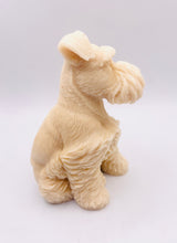 Load image into Gallery viewer, Handmade vegan soaps featuring a large schnauzer dog, in beautiful eco friendly packaging. crafted with natural French clays, activated charcoal and essential oils. a eco-friendly, zero waste gift that’s cruelty-free, skin-nourishing, the perfect gift for dog lovers and animal lovers. small business UK